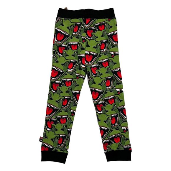 NEW DYR Sz 8 T-Rex Dinosaur Sweatpants Drawstring Pants - Picture 4 of 7